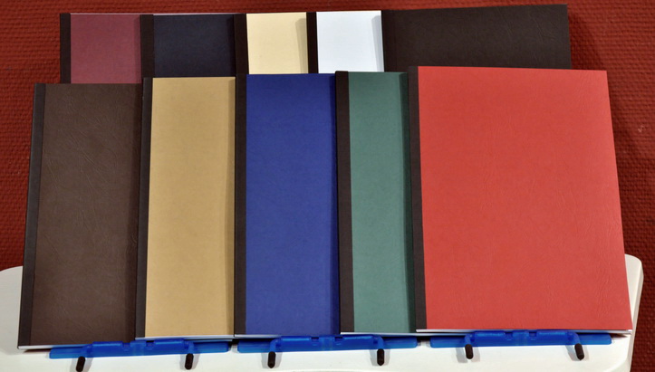 Leimbindung mit Kartoneinband