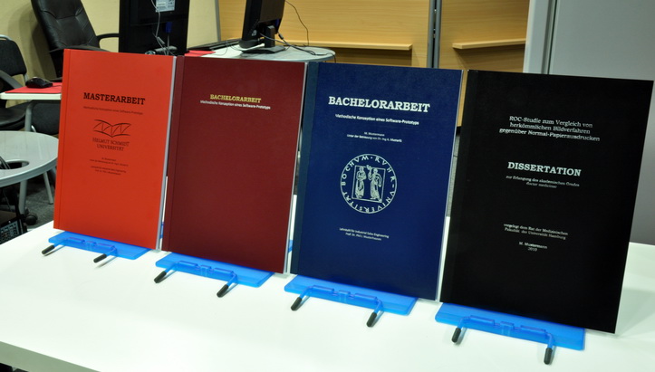 Leimbindung mit Coverprägung