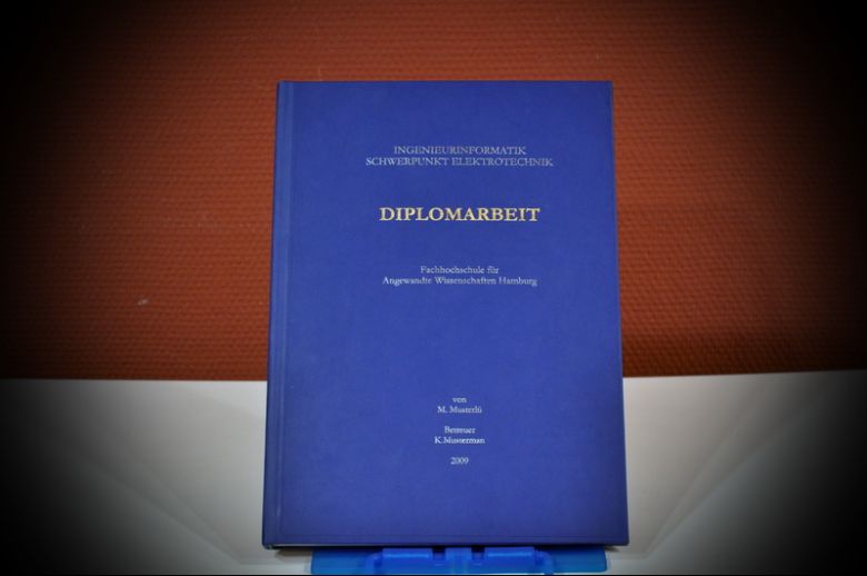 Hardcoverbindung mit Coverdruck