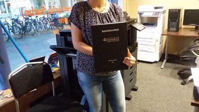 Hardcover mit Coverdruck bei Studibind Copyshop Hamburg